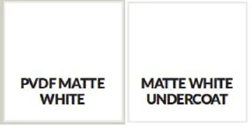 PVDF Matte White 2mmThick Aluminum Sheet Plate