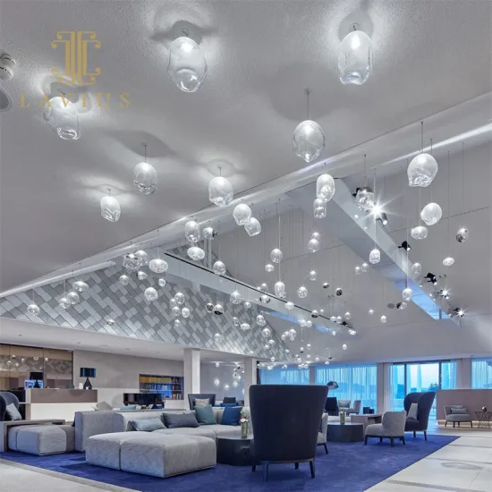 Decorative Led Globular Glass Custom Chandelier Lighting