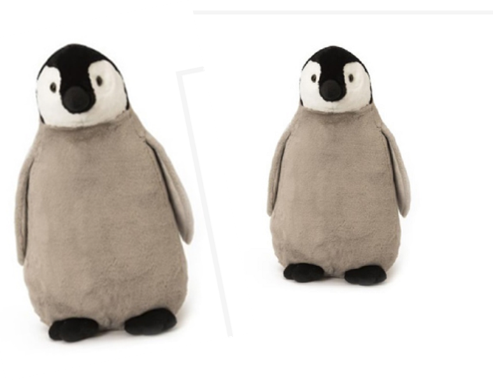 Gray Penguin Plush Toys