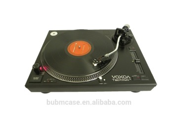 VOXOA Classic Black Turntable for music instrument T60 high torque turntable/ vinyl turntable