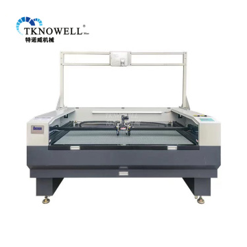TKNOWELL TKW-Q1610-2 Two Head Leather PU Laser Cutting Machine