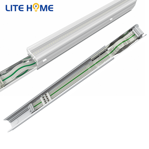 supermarket green linear trunking light