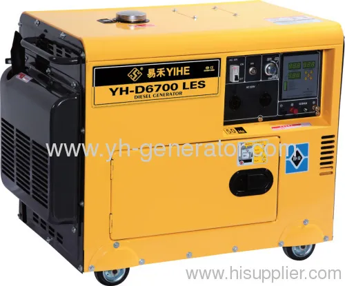 5kw 220v 4-stroke 3600rpm Air-cooled Silence Diesel Generator 