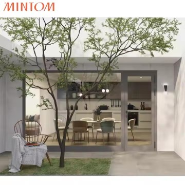 Hot Selling Energy Efficient Double Layered Tempered Glass Thermal Break Aluminum Swing Casement Doors