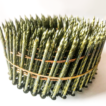 Round Head 3-1/4\" x .120\" x 15° Hot Dip Galvanized Ring Shank Coil Nail: Search Engine