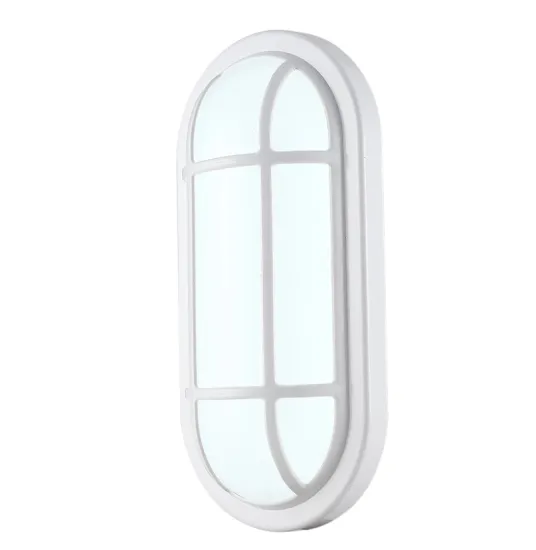 Closed structure outdoor wall lamp