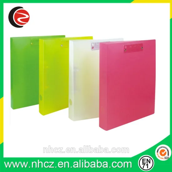 PP Clip File for Stationery/Office