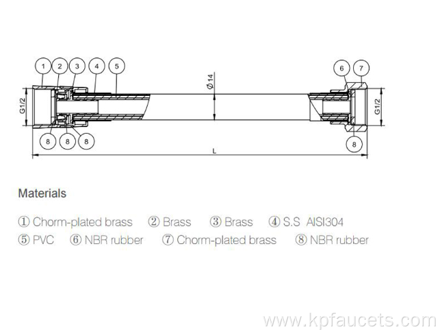 Excellent Quality Reliably Sealing Pvc Shower Hose Pipe