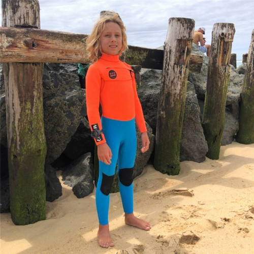 Seaskin 3/2mm Long Sleeves Youth Full Surfing Wetsuit
