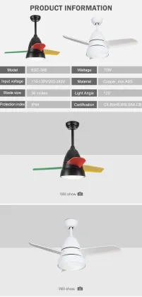 Contemporary Home Electrical ceiling fan light