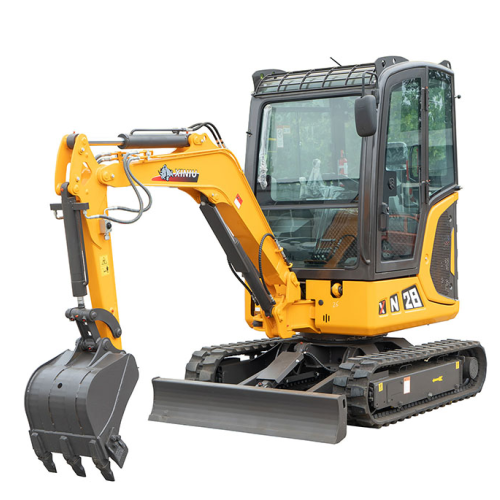 Chinois 2,7 tonne Mini Excavator XN28 Petit creuseur hydraulique pour usage domestique avec cabine