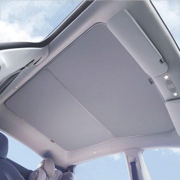 Customizable Tesla Sunshade with Heat Insulation and Logo Print for Glass Roof and Retractable Sunroof