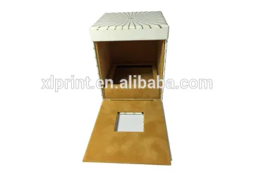 luxury cardboard box packaging gift box with PVC window display
