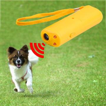 3 In 1 Portable Dog Anti Barking LED Ultrasonic Without Battery Training Supplies Dog Repeller Dog Trainer Lighting