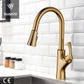 Modern หมุนพวย Pulldown Kitchen Sink Faucet