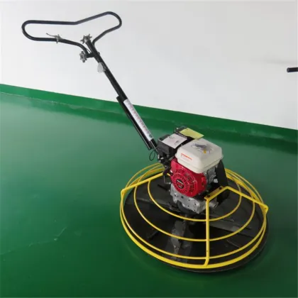 High quality walk behind power trowel small concrete finishing tools