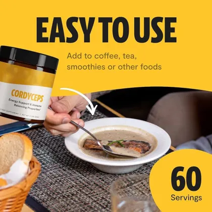 OEM Package Health Supplement Cordyceps Mushrooms Powder for Immunity Lung Health Cordyceps Extract