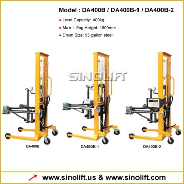 DA400B/DA400B-1/DA400B-2 Manual Hydraulic Drum Stacker