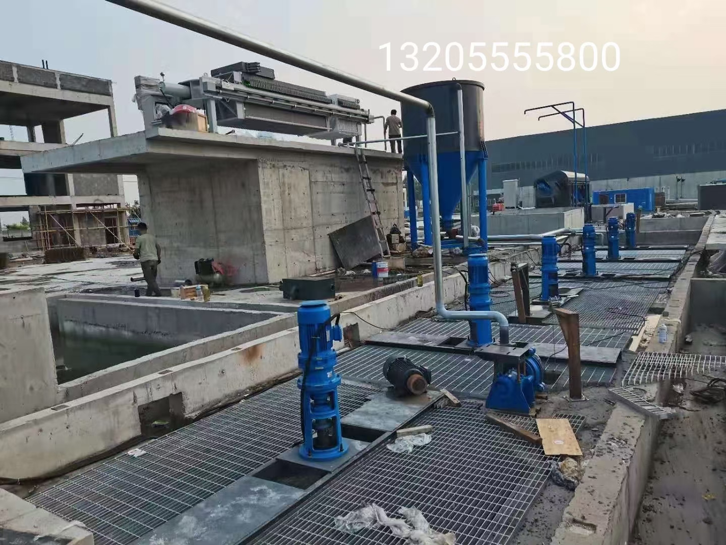 Sand and gravel separation wastewater treatment