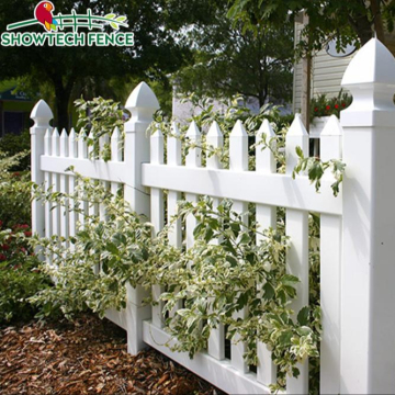 Easy Assembled Decorative Vinyl Picket Garden Fence