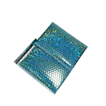 Holographic Metallic Bubble Envelope Bags