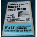 painting canvas drop cloth  5*12