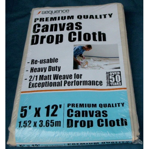 painting canvas drop cloth  5*12