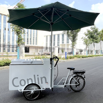 Xe gelato bằng thép không gỉ và xe đạp kem để bán