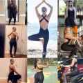 Womens Butt Lift Blackless Workout Yoga Jumpsuit