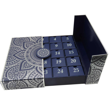 Wholesale Custom 25 Drawers Handmade Advent Calendar Boxes