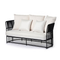 Double low back sofa