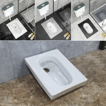 Ceramic Squat Toilet Pan with Marble - Victory Toilet WC Made in China