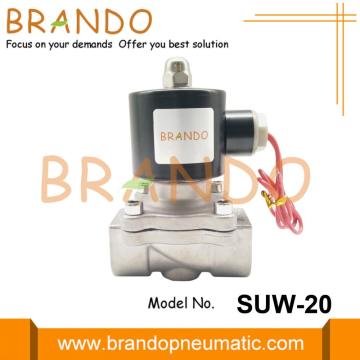 SUW-20 2S200-20 3/4 &#39;&#39; Paslanmaz Çelik Su Solenoid Valfı