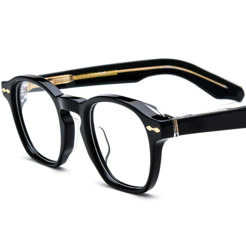 Honey Tortoise Chunky Square Acetate Optical Glasses