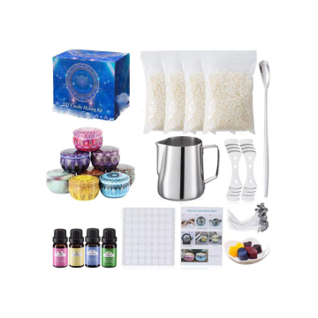 INTODIY Soy Wax Candles DIY Kit with Essential Oils and Aromatherapy