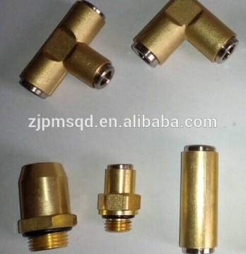 brass Push Connect DOT connector NPT thread for truck part ,auto parts