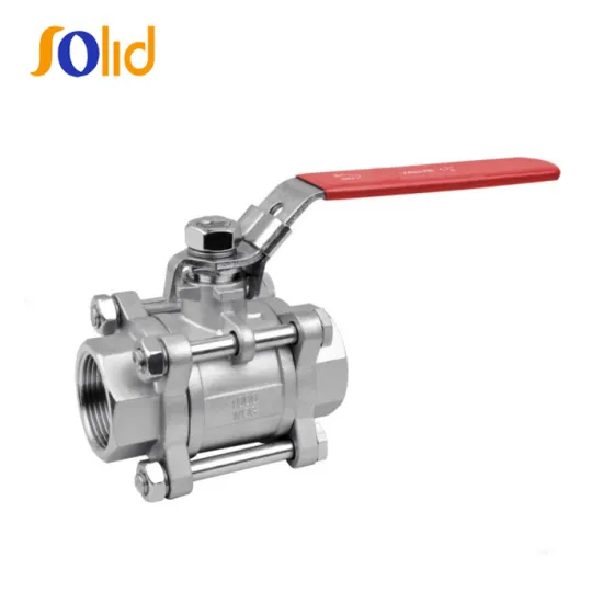 Stainless steel CF8M Threaded 3PC Heavy Type Ball Valve 1000WOG