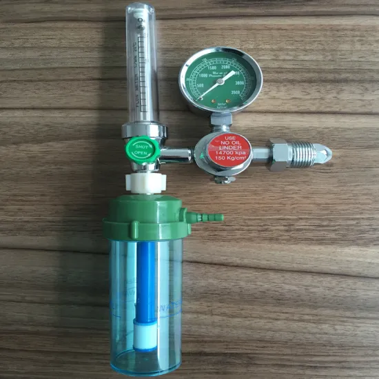 Medical Oxygen Gas Regulator with Inhaler Flowmete