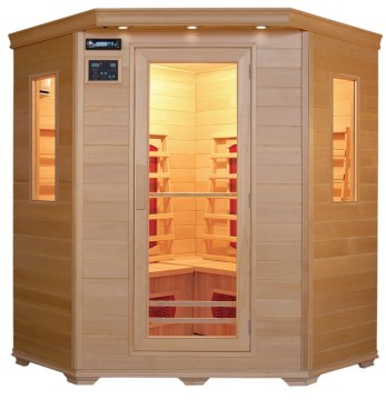 4-5 Person Corner Ceramic Sauna Room (SMT-042CHD)