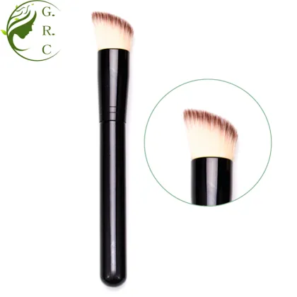 3 PRO Oval Foundation Brushes Black Foundation Brush