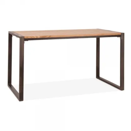 Gastro Home Desk: Elm Wood & Rustic