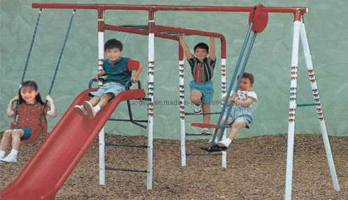 Kids Playground Equipment Slide and Swing (KYV-137-2)