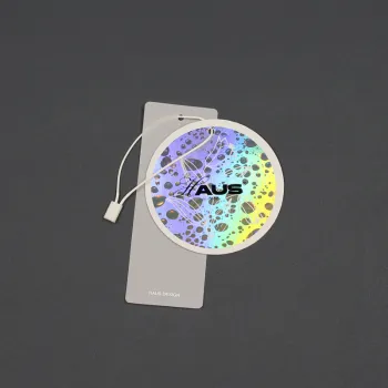 Custom Luxury Hanging Labels with Free Slings for Clothing and Garment Products