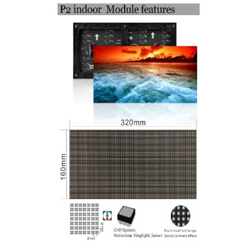 Внутренний P2.5 P2 P1.8 P1.6 P1.5 Светодиодный модуль