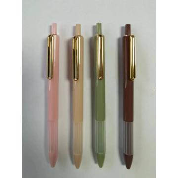 Pen de plástico Morandi Pen de 0.5 mm de mano suave