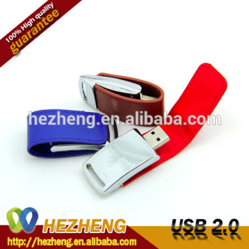 Bulk Cheap 64GB Metal Leather USB Lipstick Thumb Drive Customized