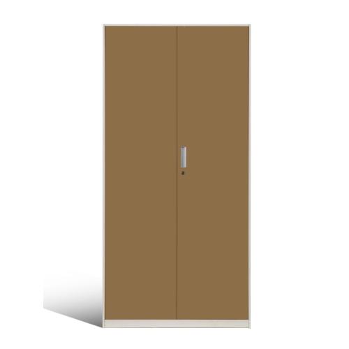 Armoire en métal à 2 portes à cadre étroit avec étagères