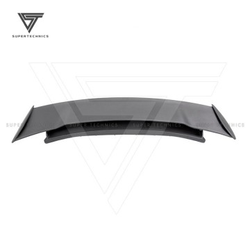 Spoiler posteriore in fibra di carbonio opaco per Mercedes-Benz R197 AMG SLS 2011-2014-Style Serie Black