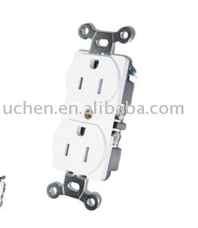 *TR duplex receptacle /Child protection socket outlet/ NEMA 5-15 plug