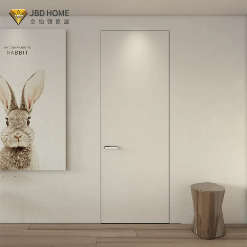 Porta embutida invisível sem moldura para villa moderna e minimalista | JBDHOME